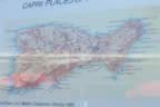 Map of Capri, Italy (51kb)